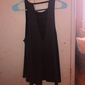 grey tank with open back details!